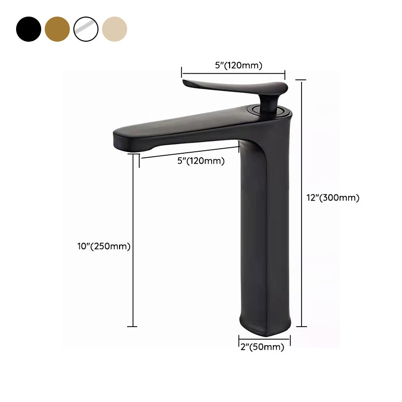 Sandsberg | 1 Griff Vollkupfer Badezimmer Waschbecken Wasserhahn Nordic Modern Vanity Wasserhahn mit Abfluss