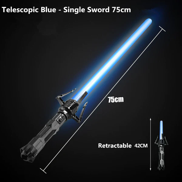 2023 Neue Cyberpunk-Laser-Schwert, Audioeffekte, skalierbar, sieben Farben, Cosplay-Requisiten