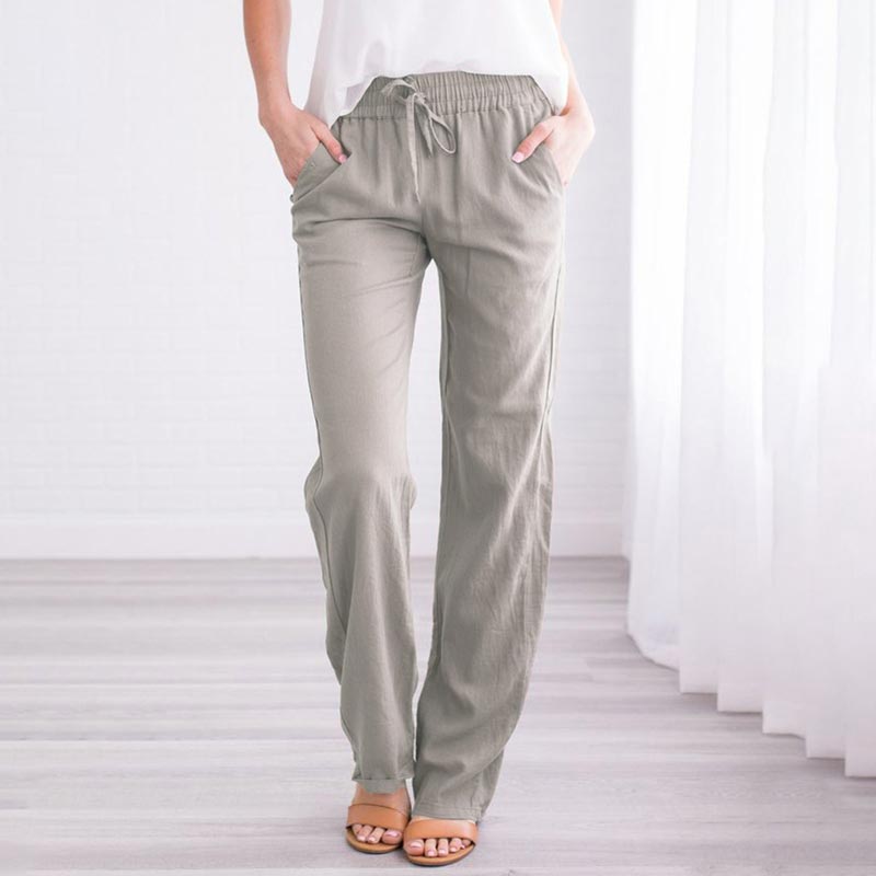 Lockere, bequeme Damen-Hose aus Leinen und Baumwolle🥰Kaufen Sie 2 Stück versandkostenfrei