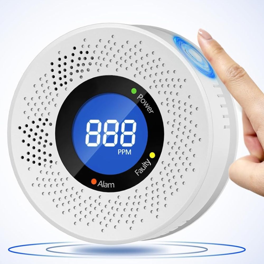 Kohlenmonoxid-Detektor CO Alarm Rauch-Sicherheitskombination