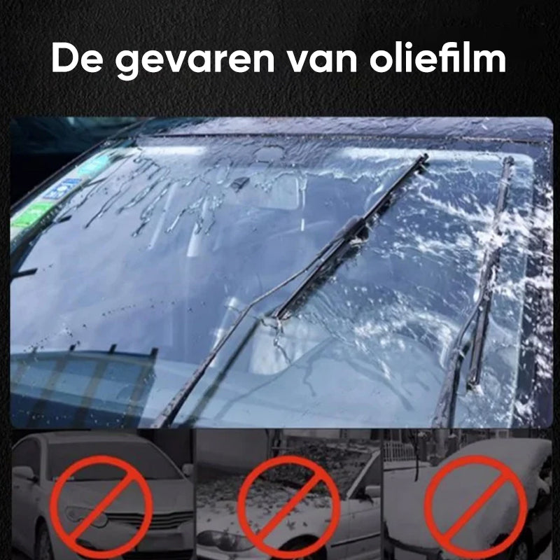 Kraftvoller Fensterreiniger und Ölfilm entferner