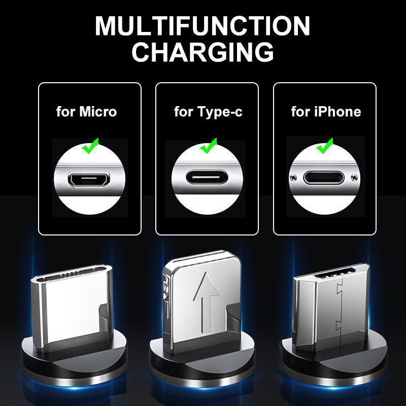 LED Magnetisches 3 in 1 USB Lade Kabel