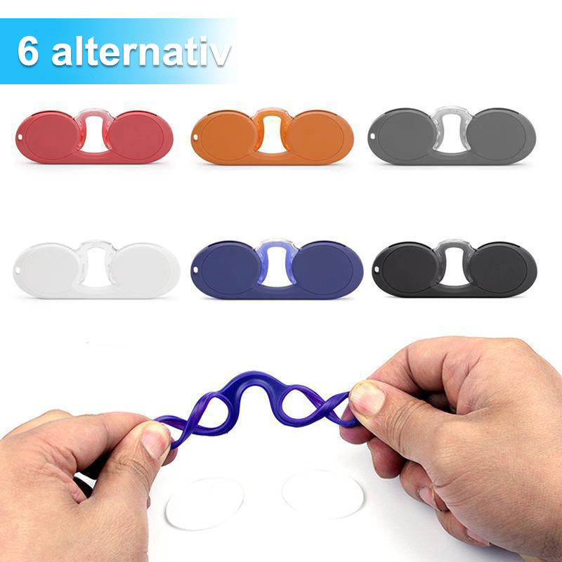 Ärmellose Lesebrille mit mehreren Fokussen