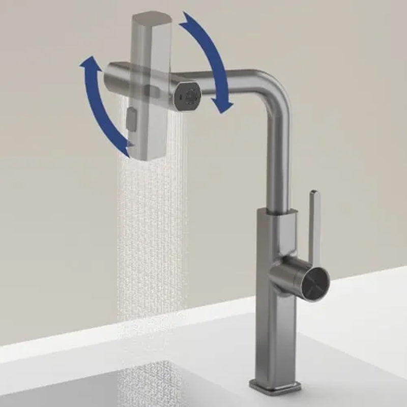 Multifunktionale drehbare Wasserfall-Küchenarmatur