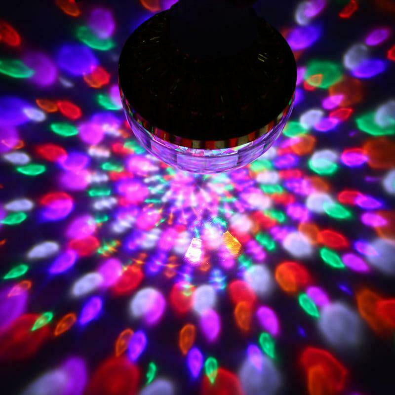 LED Disco Ball Bunte Rotierende Glühbirne