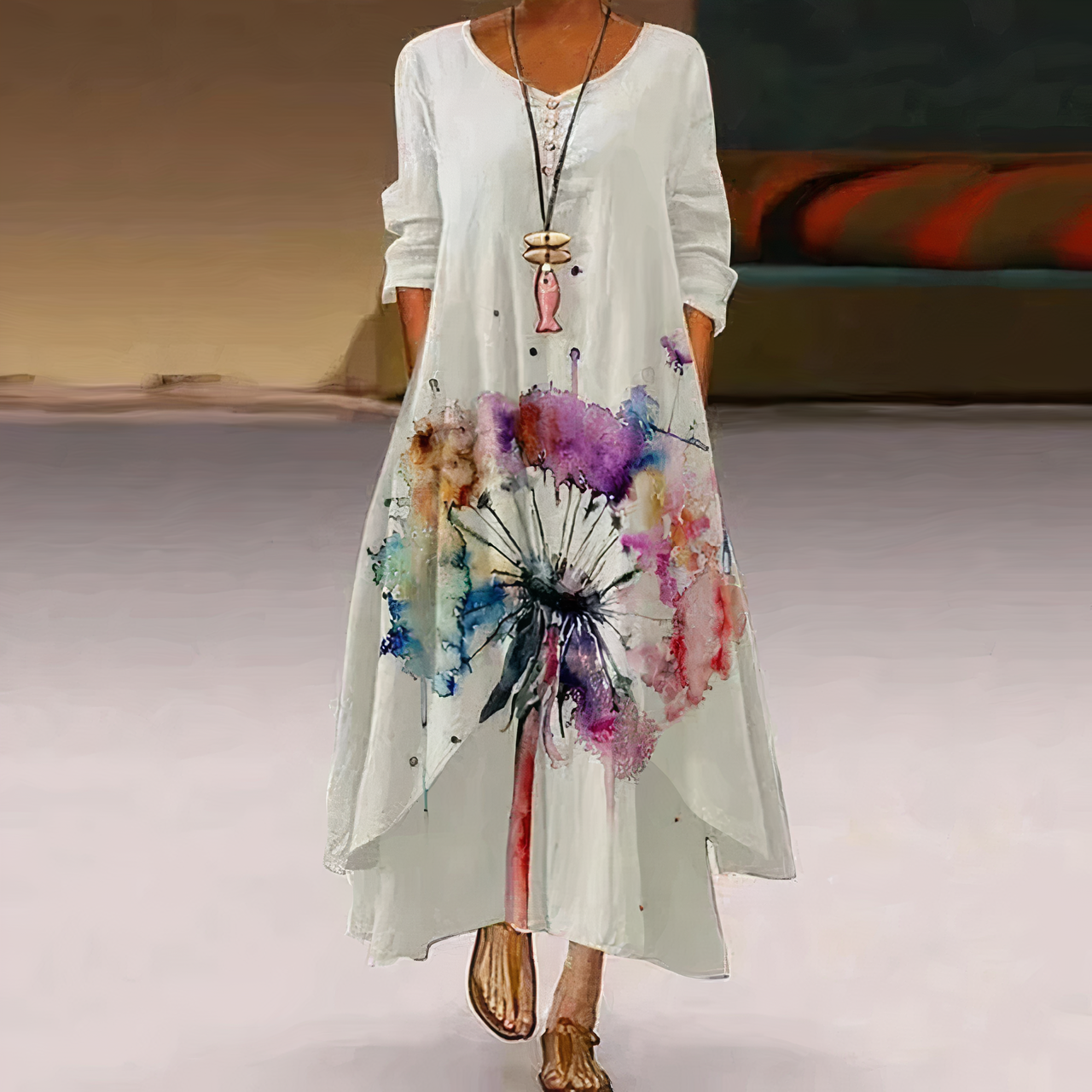 Elegante katoenen Jurk