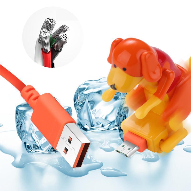 Lustiger Humpender Hund Schnelllade-Kabel