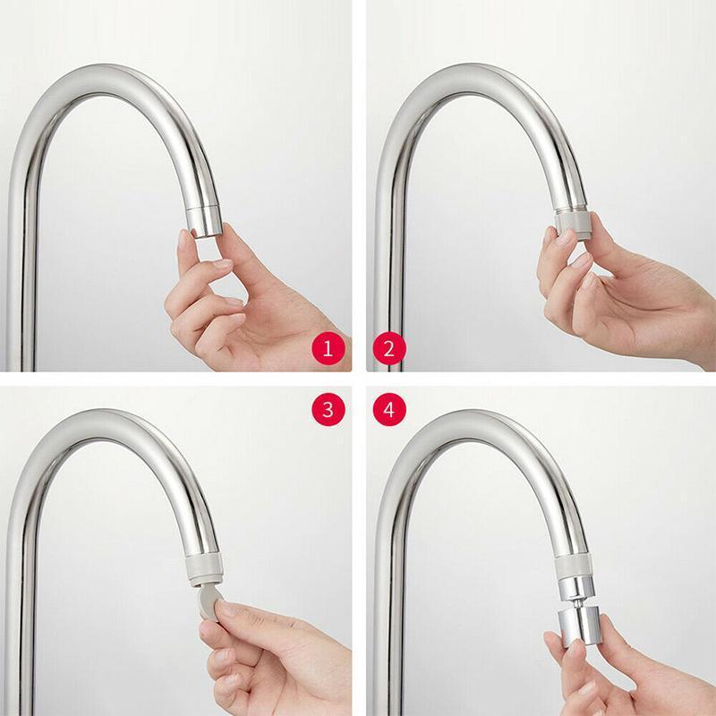 Drehbarer Dual-Funktions-Bubbler-Wasserhahnkopf
