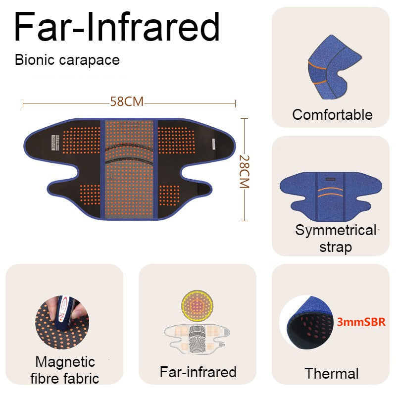 Sandsberg | Far Infrared Thermal Knee Warmer, mit Super Warmem Stoff & Bionischem Carapace Design, für Winter, Reisen & Draußen