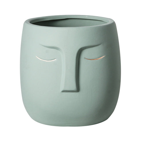 Keramische Gesicht Wohnzimmer Vase
