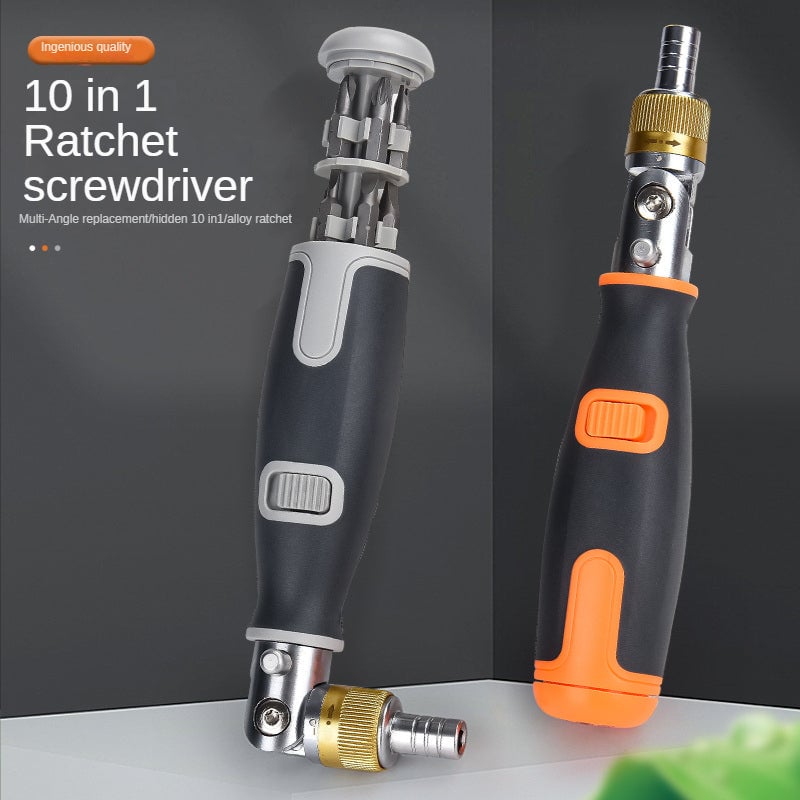 Dyndrive 10-in-1 Multi-Winkel Ratschen-Schraubendreher