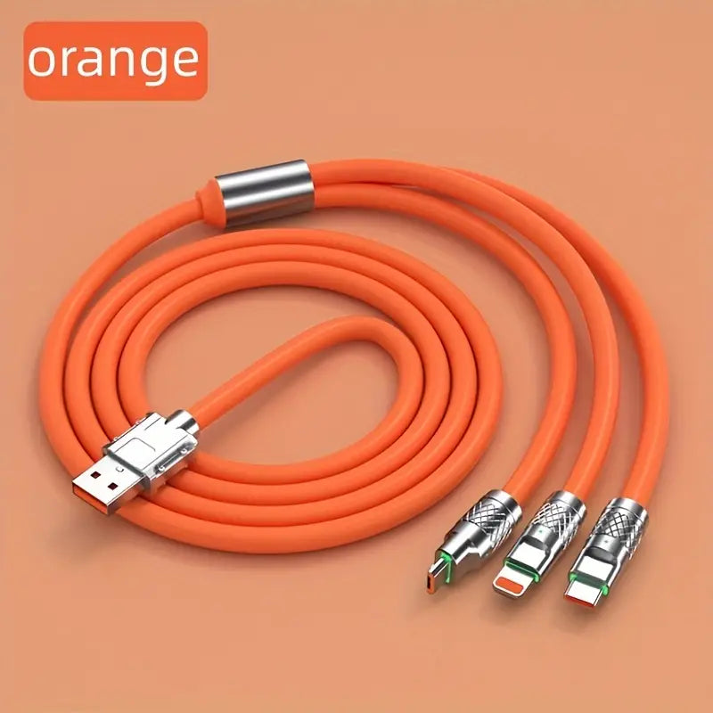 3-in-1-Superschnellladekabel mit LED-Anzeige