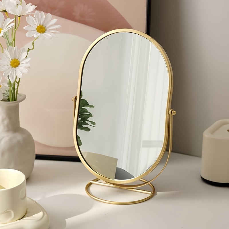 360° Look – Eleganter Make-up Spiegel für jeden Winkel