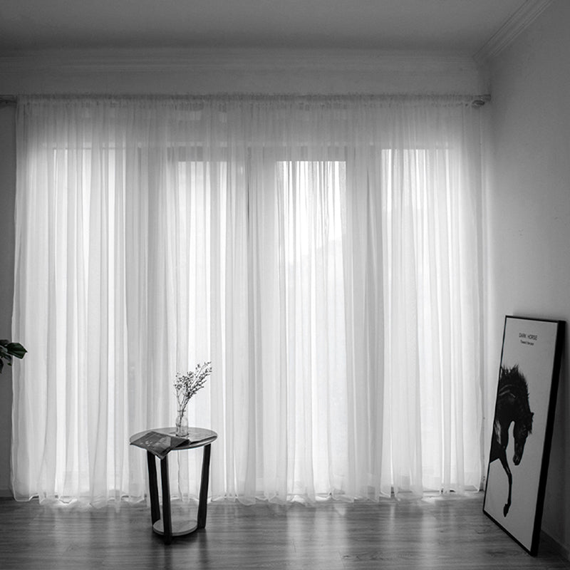 Einfache Voile Fenster Gardine