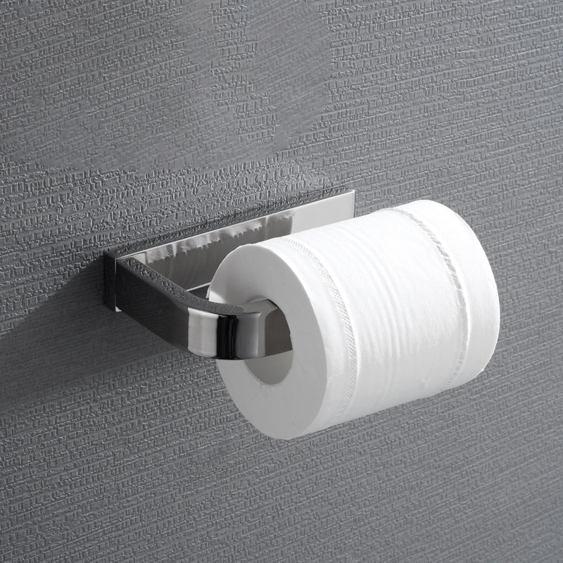 Sandsberg | 5-teilige moderne Badezimmeraccessoires als Einzelstück oder im Set Poliertes Chrom Badezimmer Set