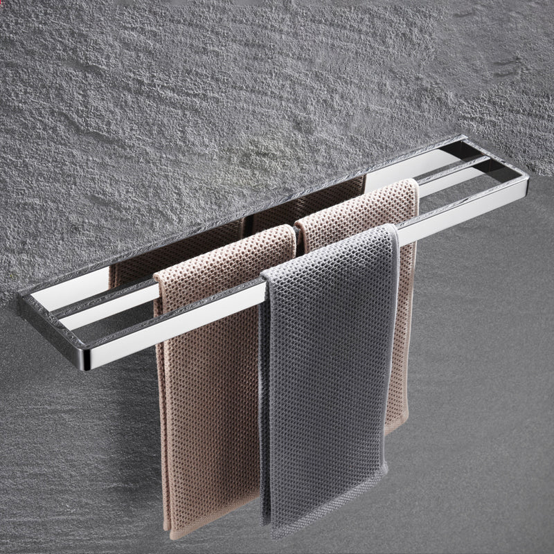 Sandsberg | 5-teilige moderne Badezimmeraccessoires als Einzelstück oder im Set Poliertes Chrom Badezimmer Set