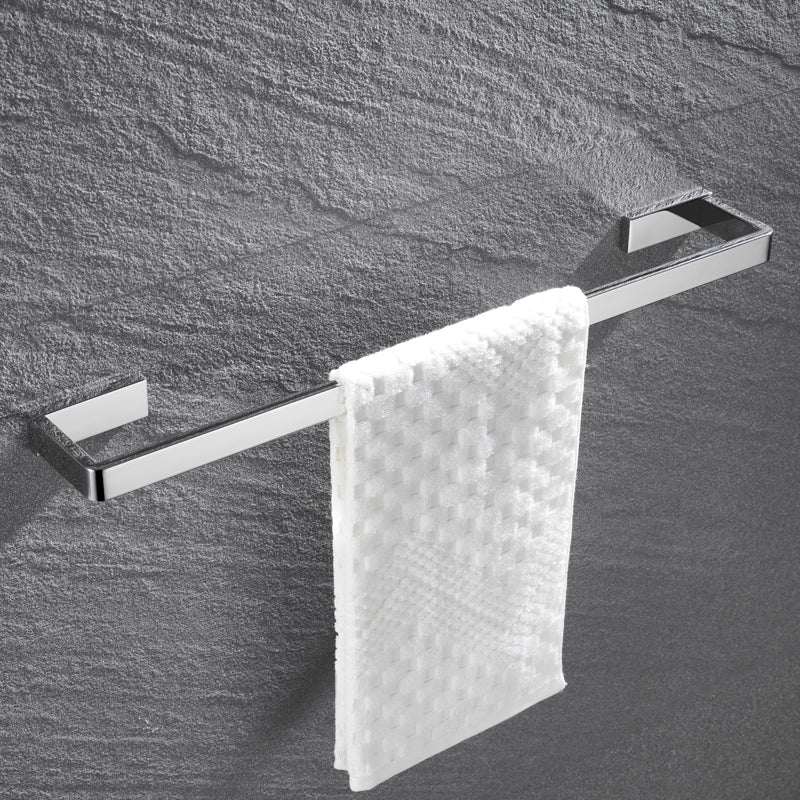 Sandsberg | 5-teilige moderne Badezimmeraccessoires als Einzelstück oder im Set Poliertes Chrom Badezimmer Set