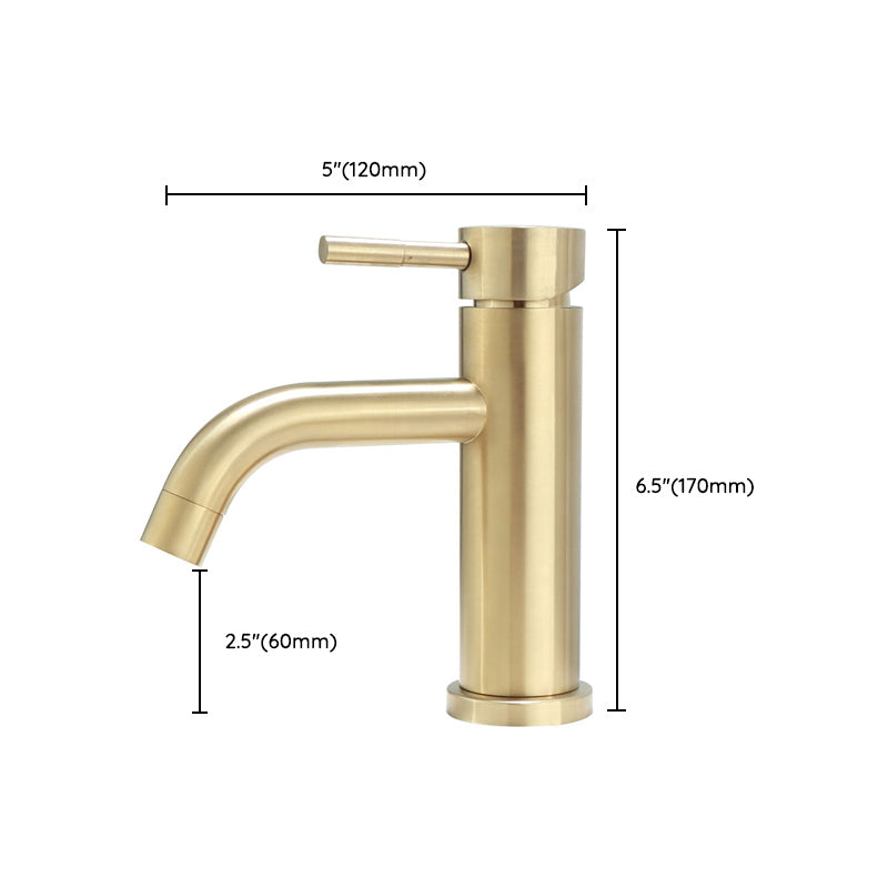 Sandsberg | Deck Mounted Roman Tub Faucet Low Arc Tub Faucet Set in Gold
