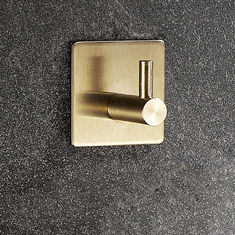 Sandsberg | Modernes Badezimmerzubehör-Set Metall Kleiderhaken in poliertem Chrom/Gold