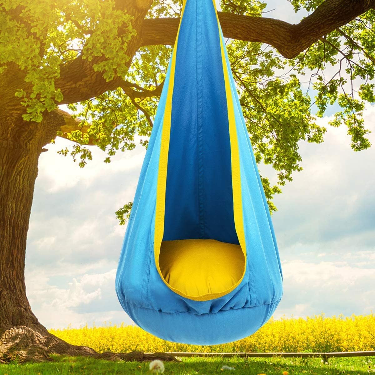 Sandsberg | Schwebesitz-Hängesack für Kinder ab 6 Jahren – Outdoor & Indoor geeignet