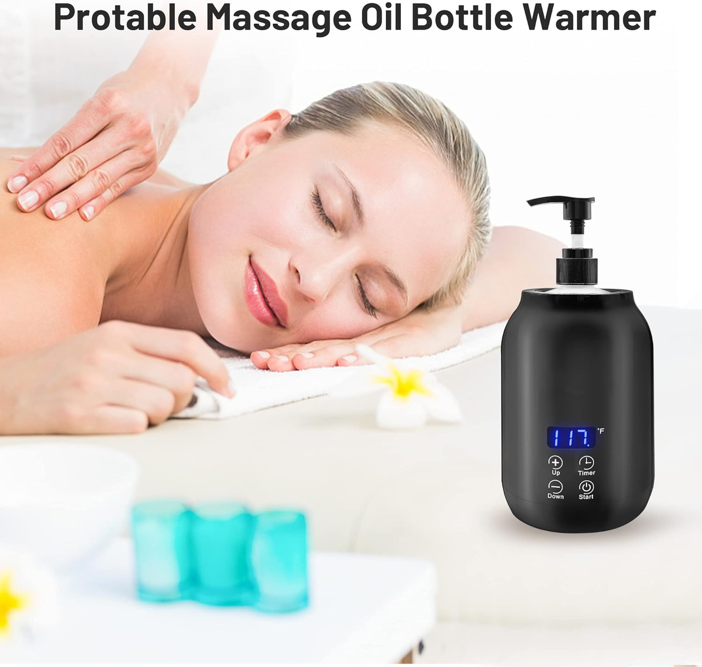 Professionelle tragbare elektrische Massageölwärmer