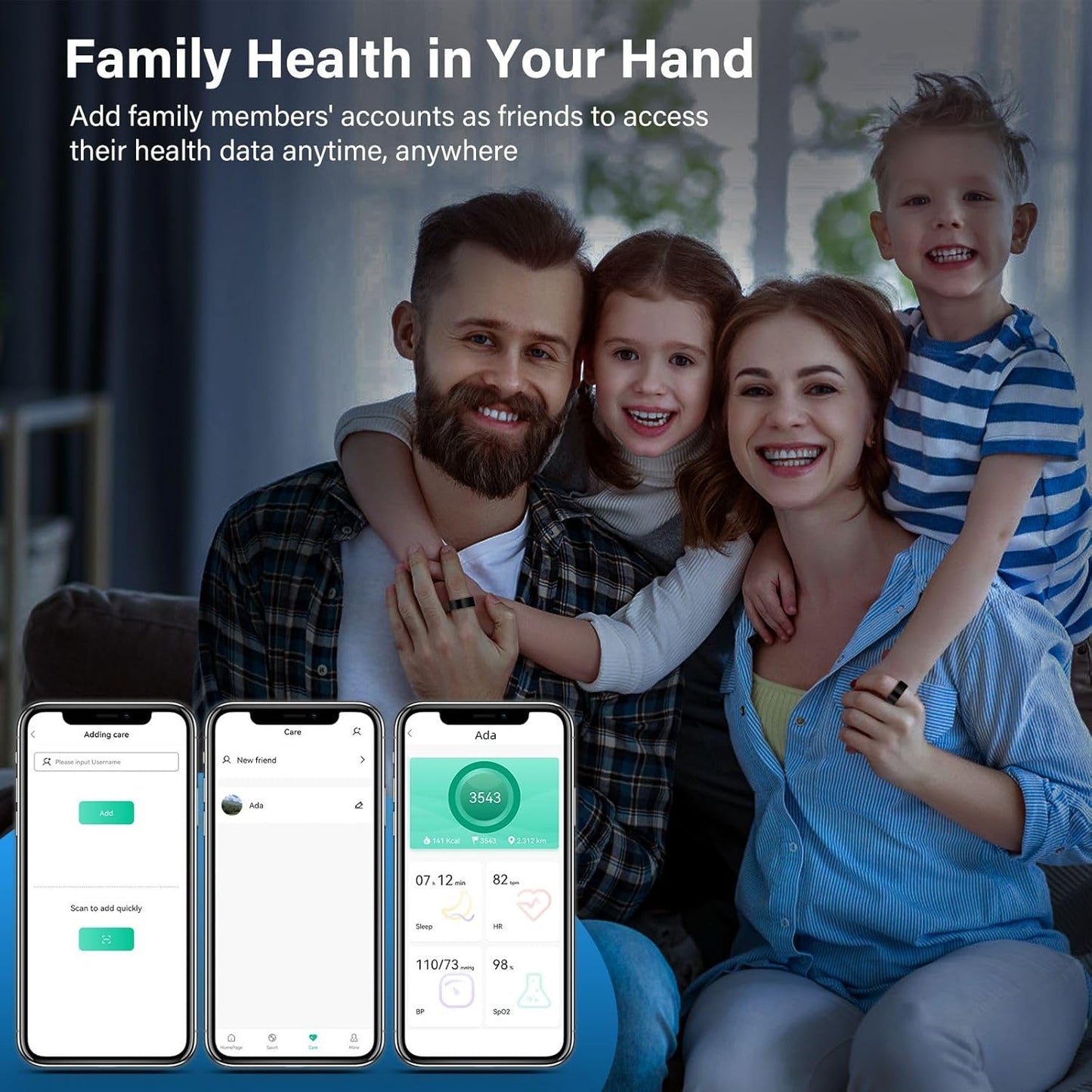 Smart Sleep Ring | Fortschrittlicher Schlaftracker