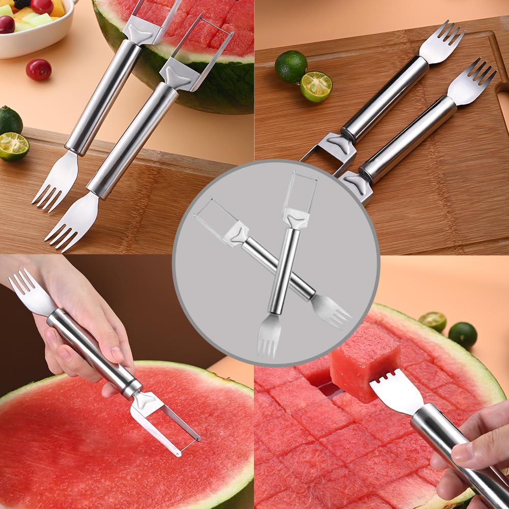 Wassermelonenschneider-Gabeln