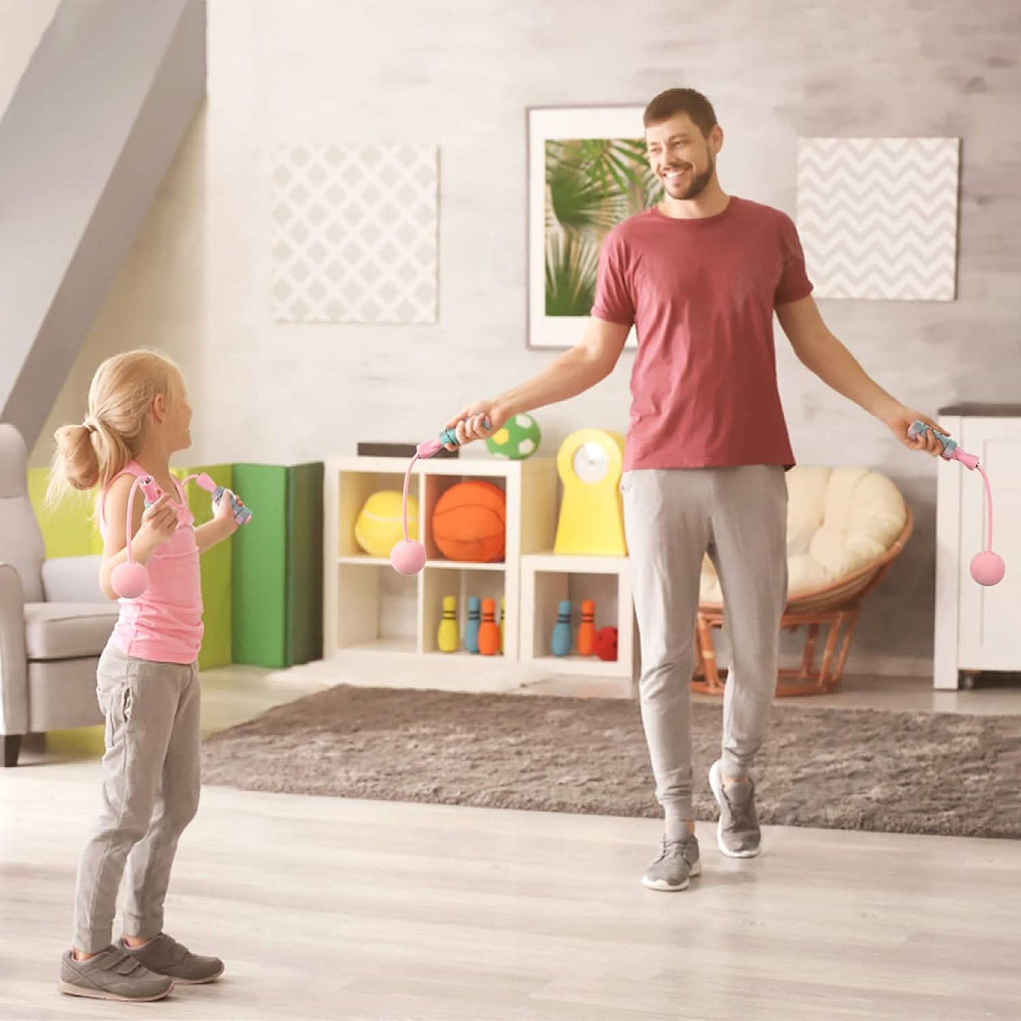 Sandsberg | Drahtloses gewogenes Springseil für Cardio & Koordination