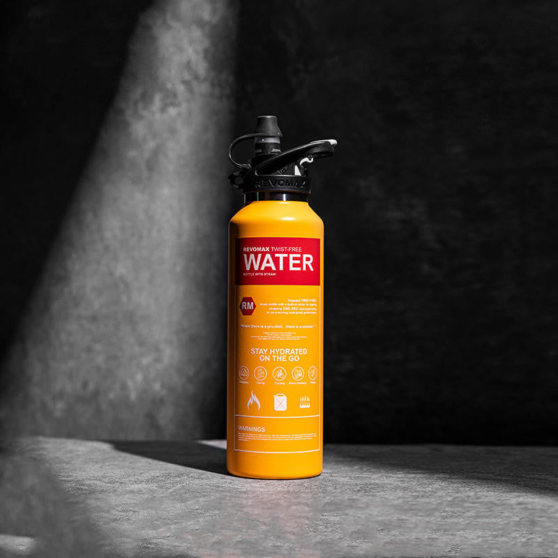 Sandsberg | Kreativer Feuerlöscher Fadenloser Sportstrohhalm Becher (592ml)