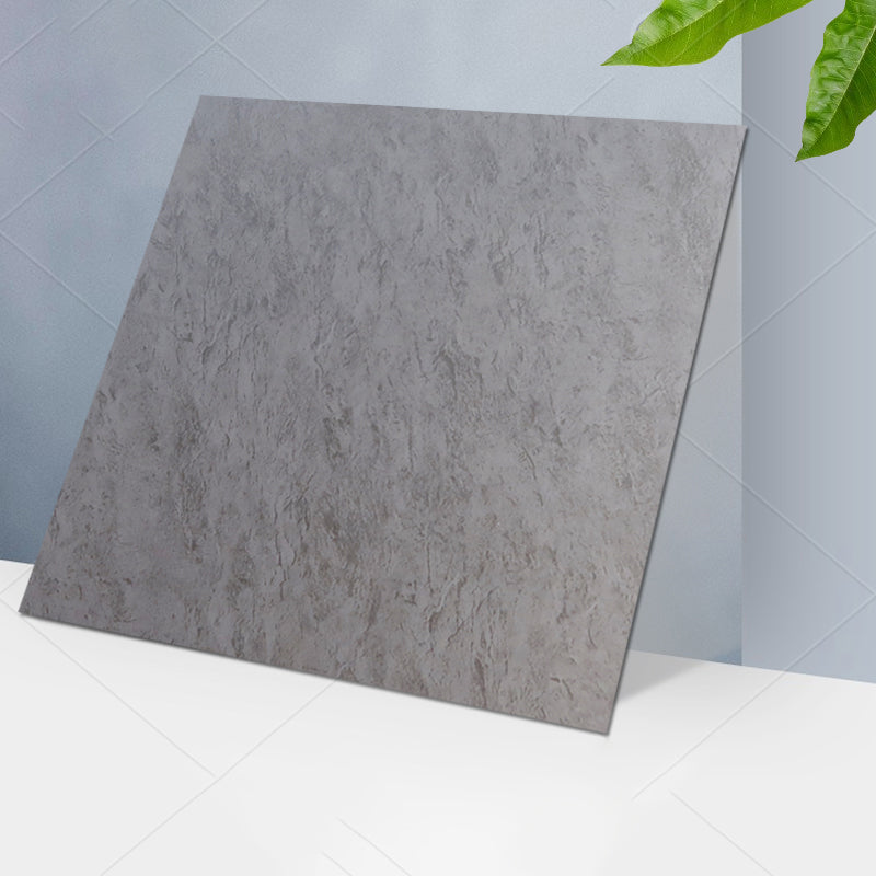 Sandsberg | Klassischer Stil Quadrat PVC Bodenbelag Selbstklebender Steinlook Glatter PVC Bodenbelag