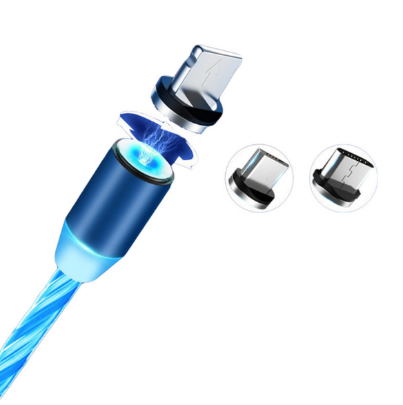 LED Magnetisches 3 in 1 USB Lade Kabel