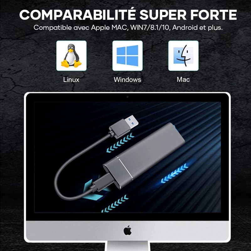 Ultraschnelles externes SSD-Laufwerk