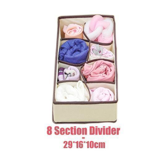 Faltbarer Kleiderschrank Unterwäsche Organizer (4 Stück/1 Set)