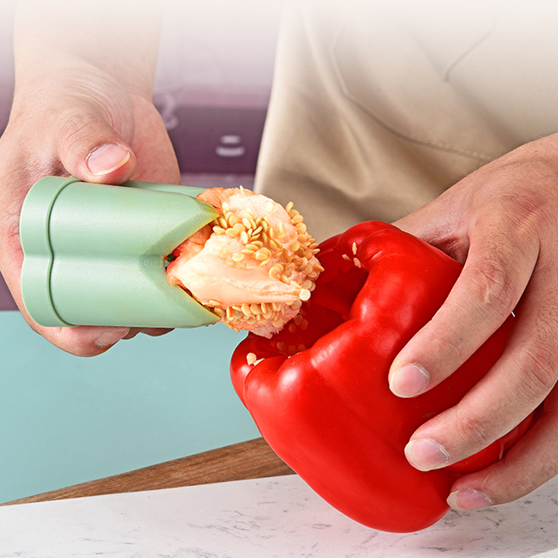 2-in-1 Obst Paprika Entkerner