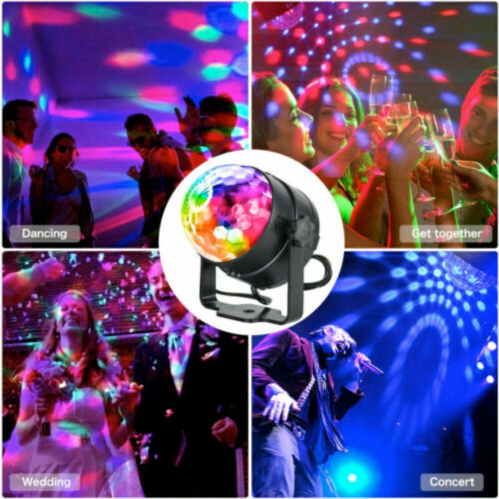 LED-Party-Projektorlicht mit Soundaktivierung