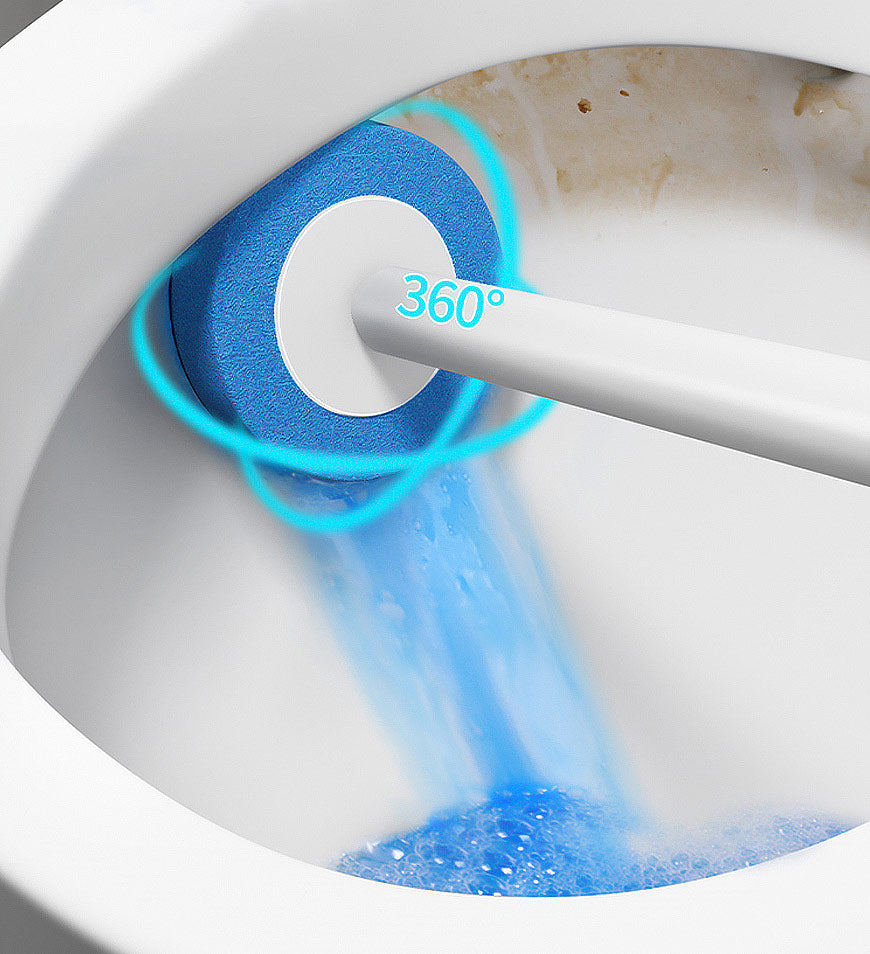 2 in 1 Schmaler Badezimmer-Mülleimer mit Toilettenbürste Z32