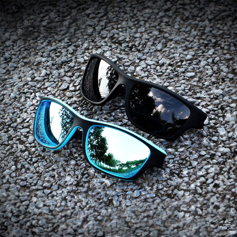 Outdoor-Sport-Sonnenbrille mit blendfreier polarisiertem Glas