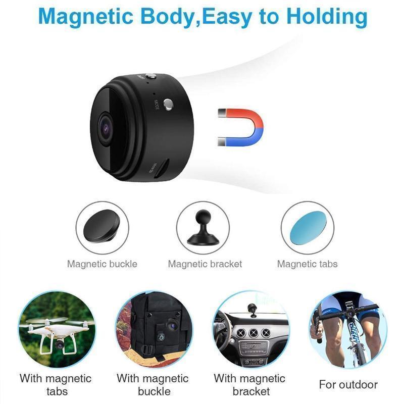 1080p magnetische wifi mini-camera voor campers en aanhangers