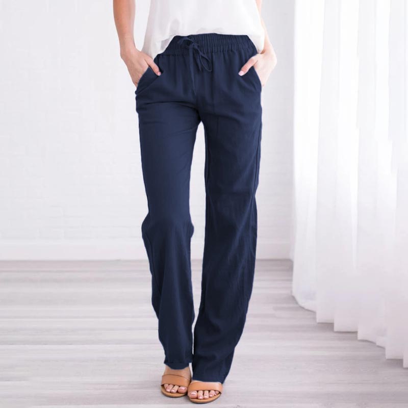 Lockere, bequeme Damen-Hose aus Leinen und Baumwolle🥰Kaufen Sie 2 Stück versandkostenfrei