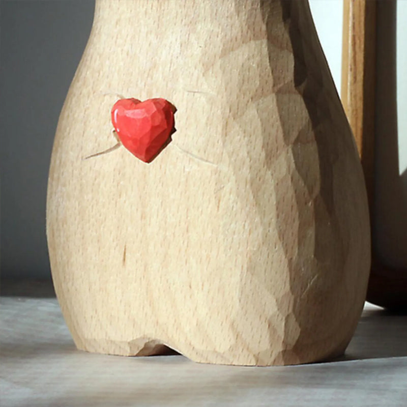 Handgefertigte Katzenvase