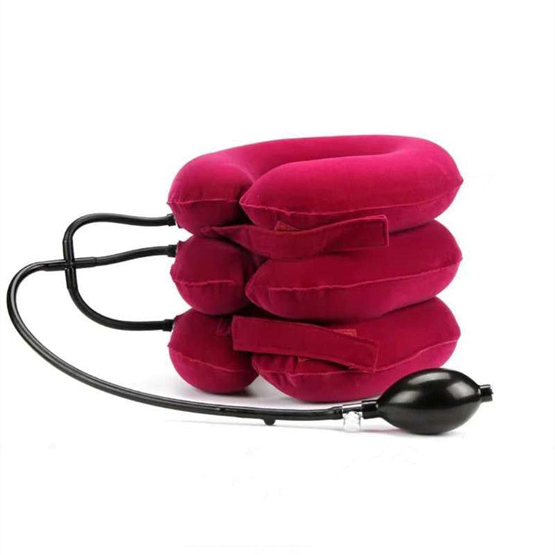 Sandsberg | Aufblasbares Tragbares Reisekissen für den Hals, mit 360° Kopf- und Kinnstütze, für Reisen, Nickerchen & mehr