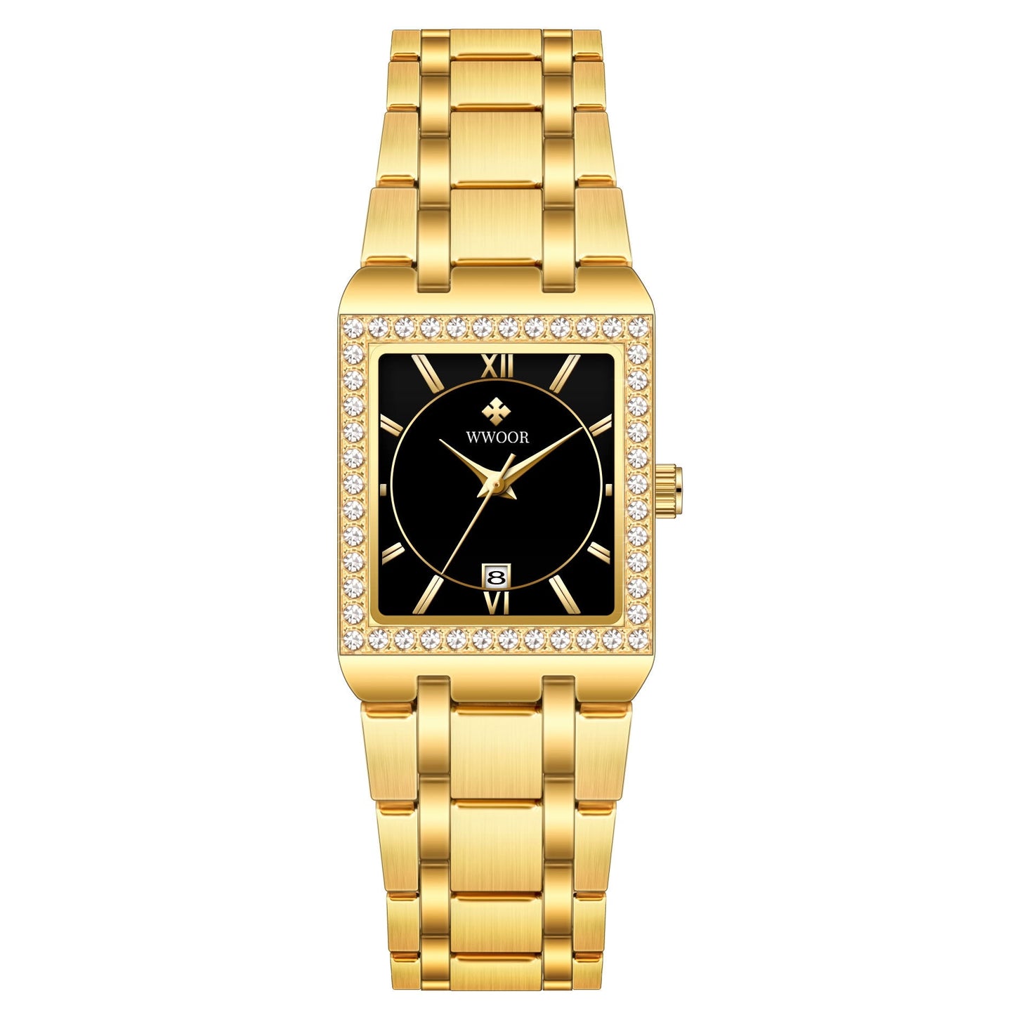 Grip Love Belt Uhr mit Diamanten