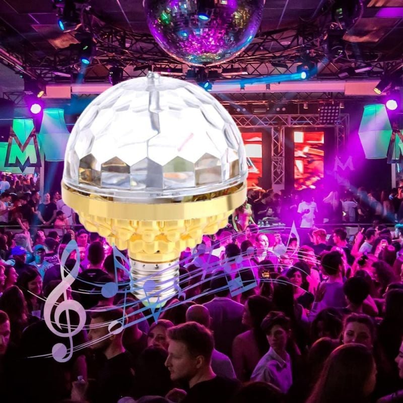Sandsberg | Buntes rotierendes Disco-Kugellicht