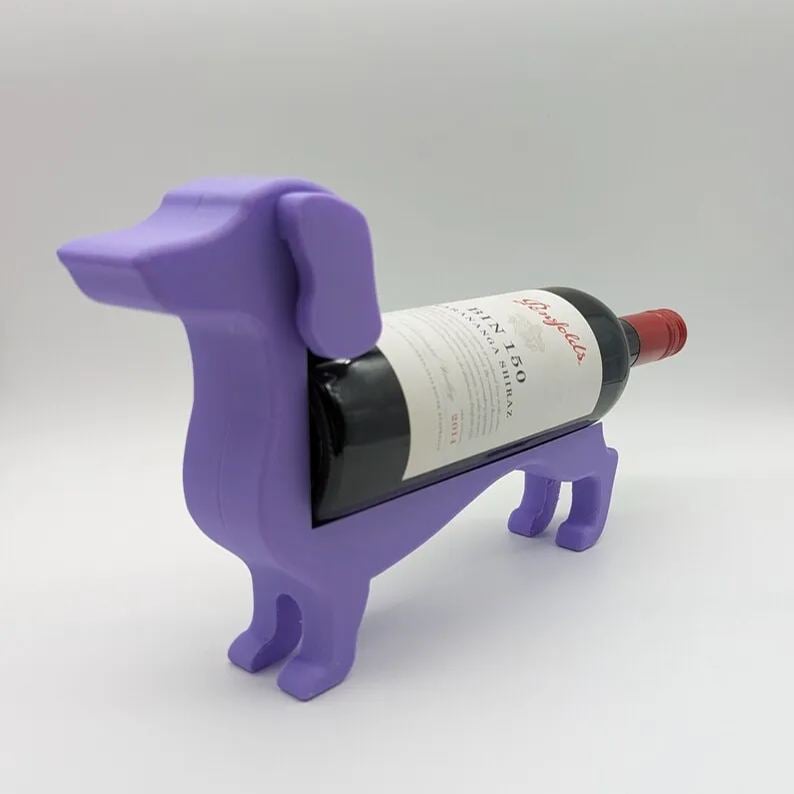 Dackel Weinflaschenhalter