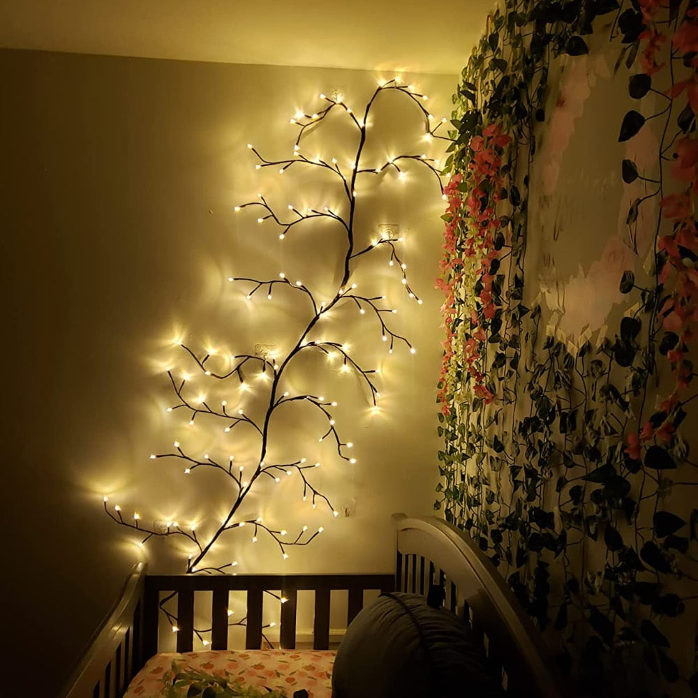144 LEDs beleuchteter Weidenbaum für Zuhause