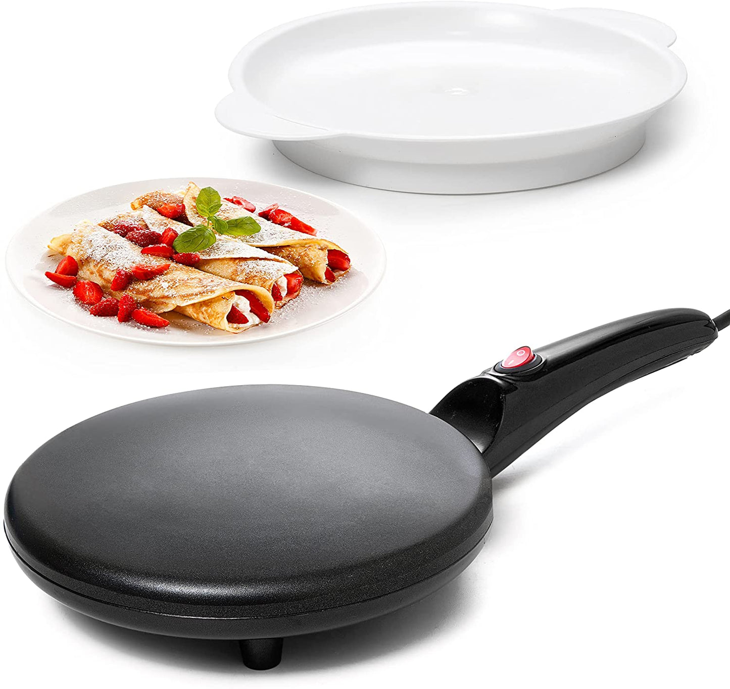 Moos & Stone Elektrischer Crêpe Maker
