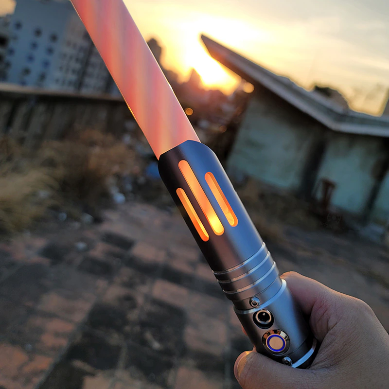 2023 Neue Cyberpunk-Laser-Schwert, Audioeffekte, skalierbar, sieben Farben, Cosplay-Requisiten