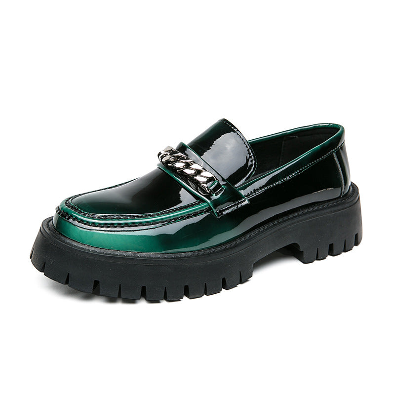 Stylische Herren-Orthopädie-Schuhe aus robustem, hochwertigem Lackleder – Modell Damian