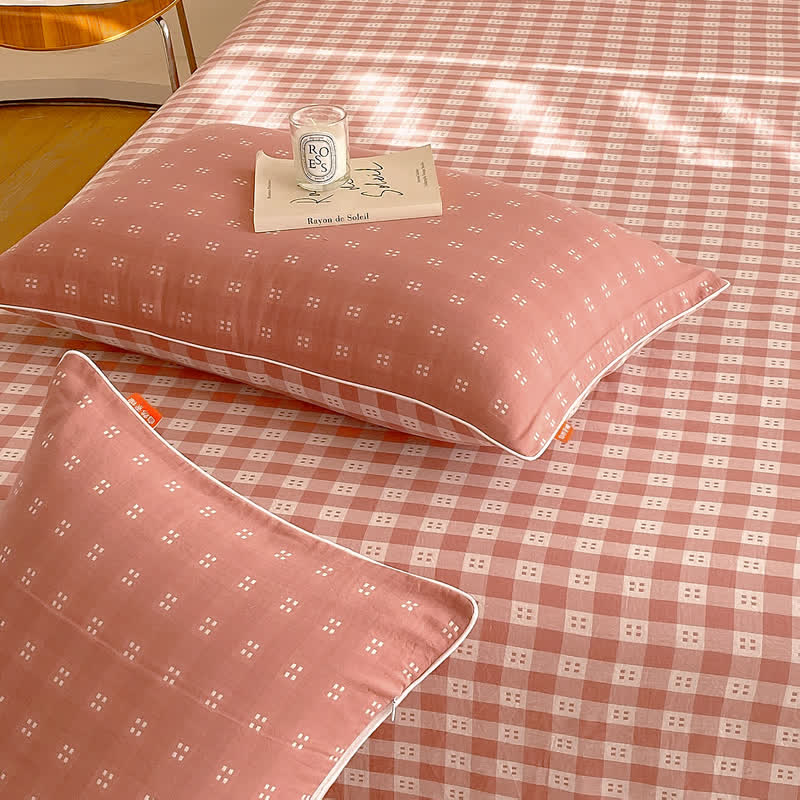 Atmungsaktive Tagesdecke aus Baumwollgaze im modernen Stil