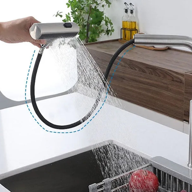 Multifunktionale drehbare Wasserfall-Küchenarmatur